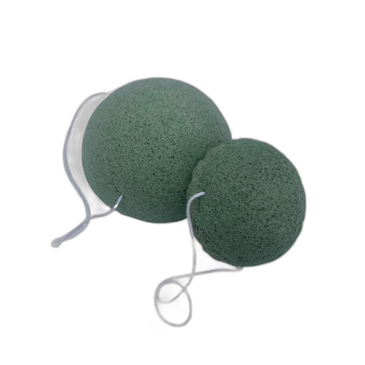 Eponge konjac verte thé vert Vrac