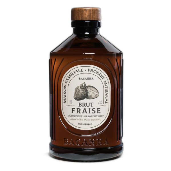 Sirop fraise brut bio - 400 ml