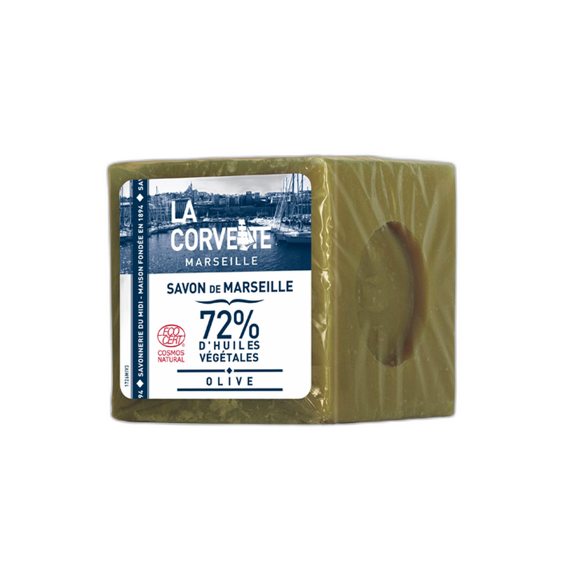Cube de savon de marseille olive - 500 g