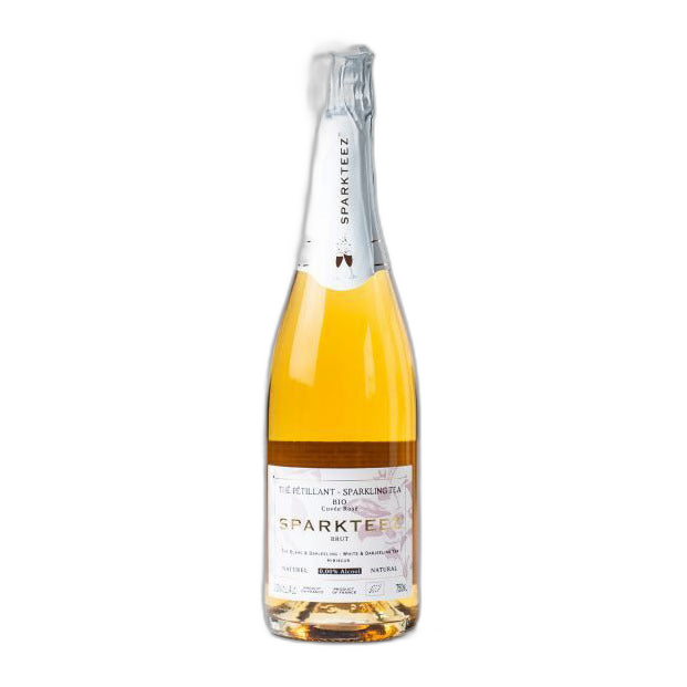 Thé pétillant rosé hibiscus bio FFL sans alcool (origine France) - 75 cL