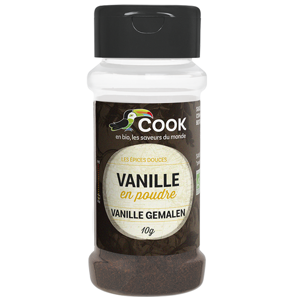 Vanille moulue bio (origine Madagascar) - 10 g