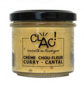 Crème de chou fleur curry et cantal bio - 100 g