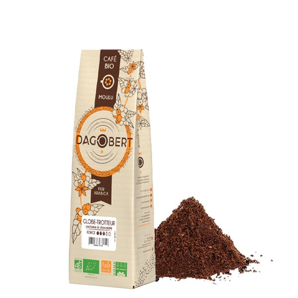 M√©lange globe-trotteur 100% arabica, bio et √©quitable - moulu/filtre - 500 g