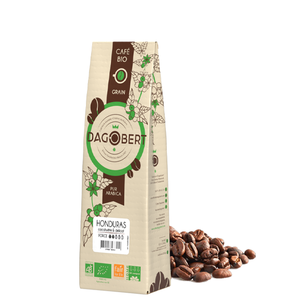 Honduras 100% arabica, bio et √©quitable - grains - 500 g