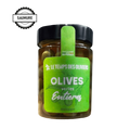Olives vertes entières bio (en saumure) (origine Italie) - 180 g