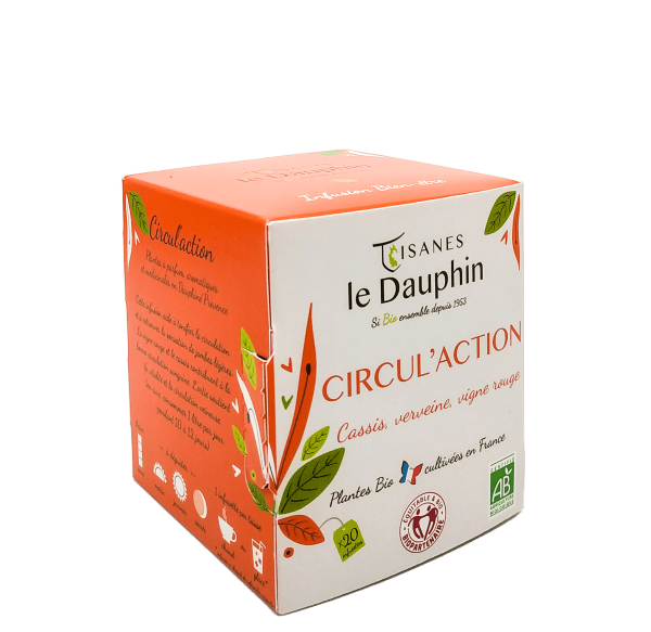 Infusion bio circul'action origine france - 20 infusettes