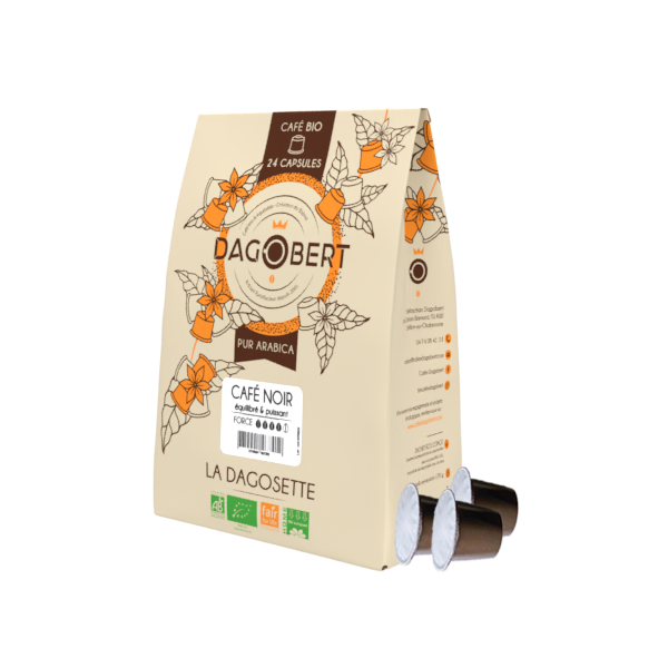 Dagosette caf√© noir bio (origine Ethiopie, Mexique) - x 24