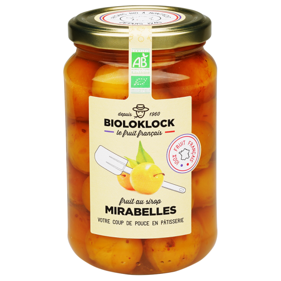 Mirabelles bio au sirop (origine France) - 370 g