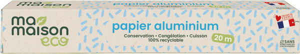 Papier aluminium - 20 m√®tres