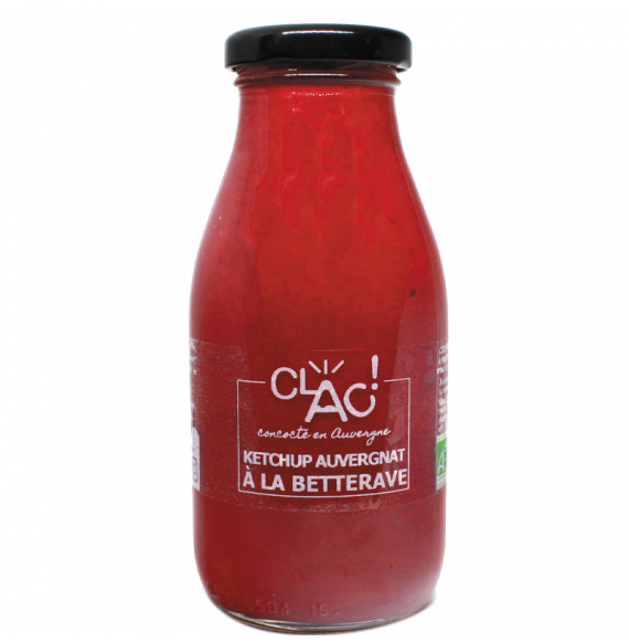 Ketchup auvergnat betterave tomate bio - 250 g