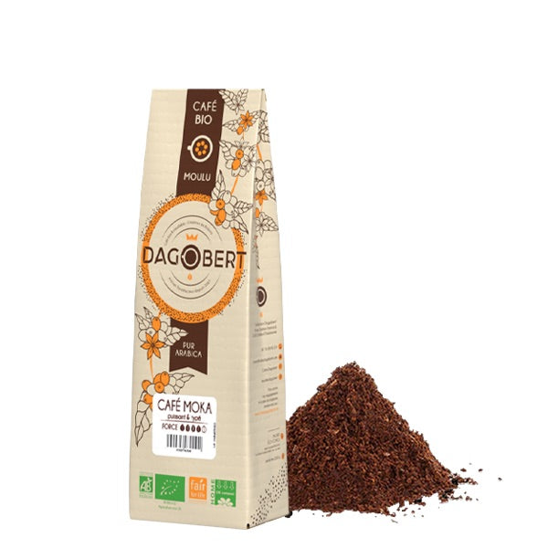 M√©lange caf√© moka Guji 100% arabica, bio et √©quitable - moulu/filtre (origine Ethiopie) - 500 g