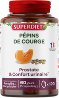 Huile de pépins de courge - 120 capsules