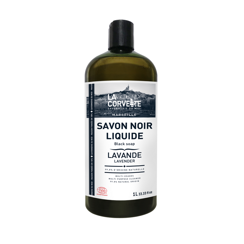Savon noir liquide lavande - 1 L