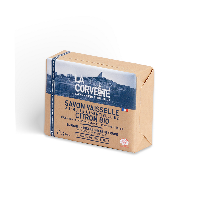 Savon vaisselle enrichi en bicar & huile ess. citron - 200 g