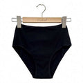 Culotte menstruelle haute noire flux abondant (france et bio) - Taille L (46/48)