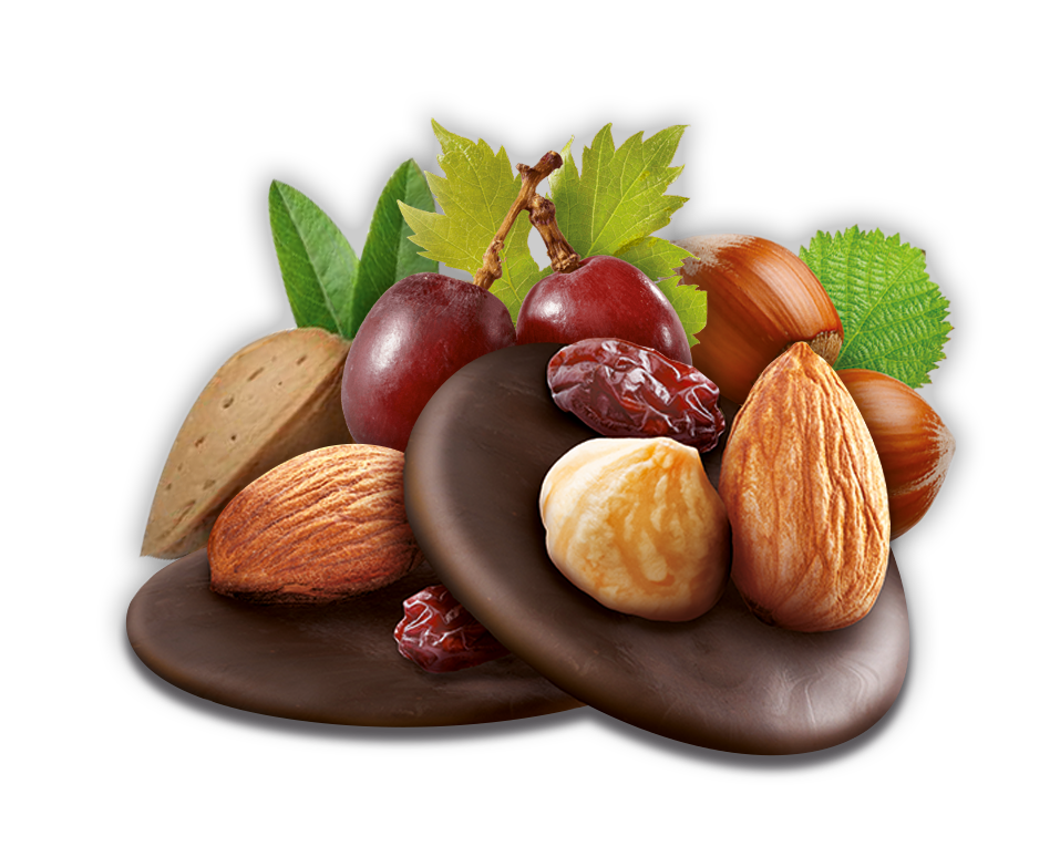 Mendiants de chocolat noir bio Vrac - 1 kg