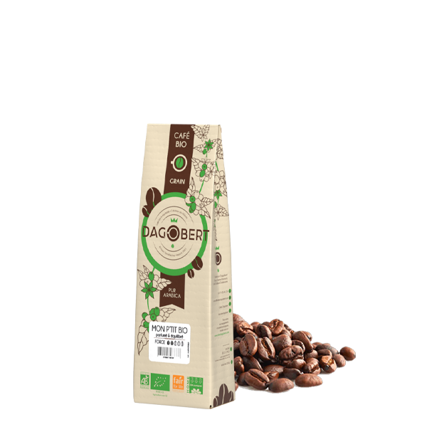Mon p'tit bio 100% arabica bio - grains - 250 g