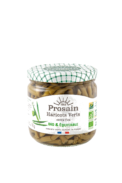Haricots verts extra-fins bio (origine France) - 345 g