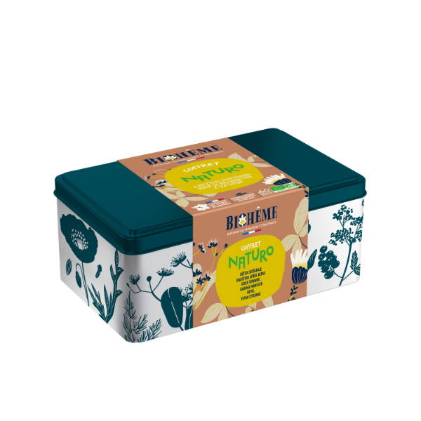 Boîte métal naturo - 20 infusettes