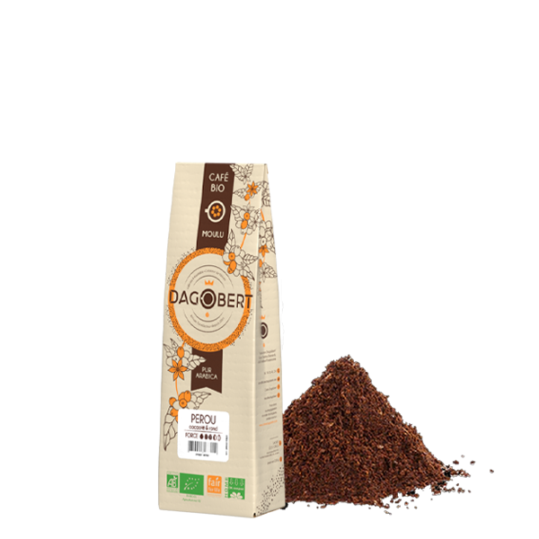 Pérou 100% arabica, bio et équitable - moulu/filtre - 250 g
