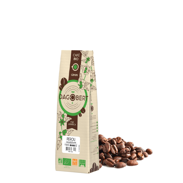 P√©rou 100% arabica, bio et √©quitable - grains - 250 g