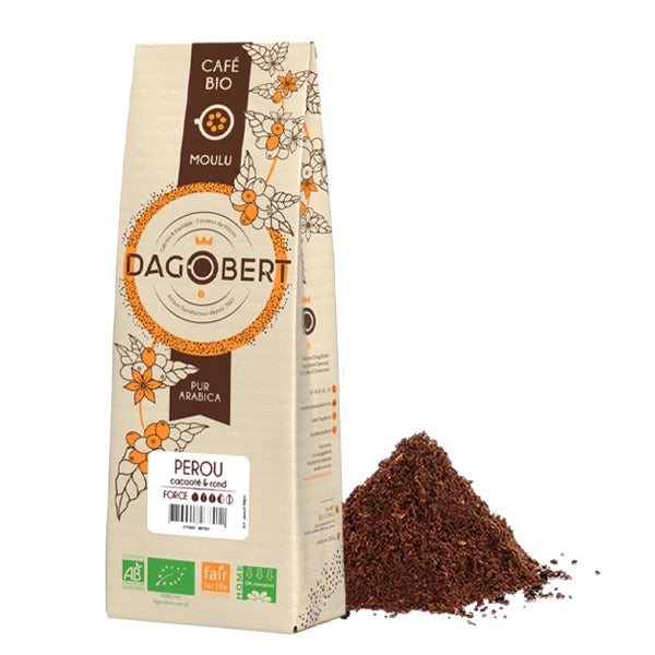 Pérou 100% arabica, bio et équitable - moulu - 1 Kg