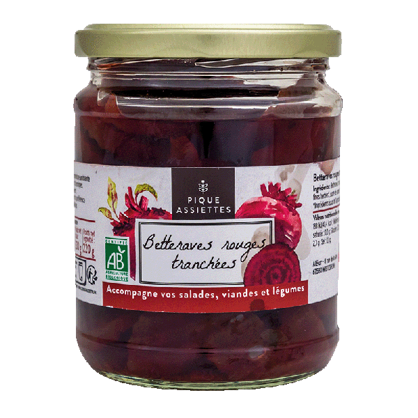 Betteraves rouges tranchées bio - 220 g