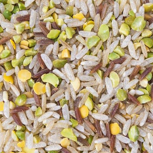 Riz mélo pois cassés lin bio (UE) Vrac - 3 kg