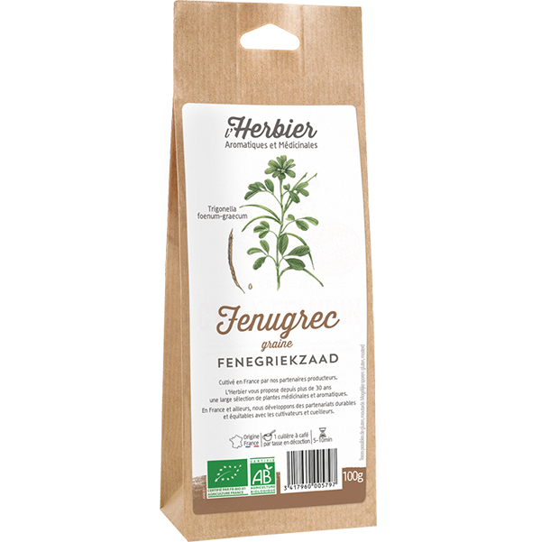 Fenugrec en graines biopartenaire (origine France) - 100 g