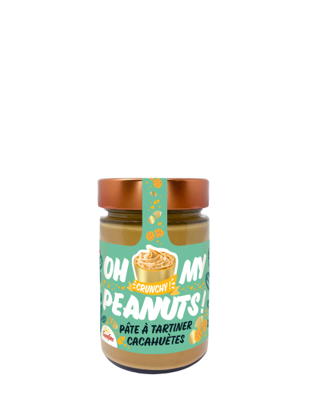 Pâte à tartiner cacahuètes creamy bio (oh my peanuts!) - 320 g