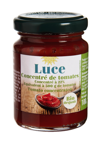 Concentré tomates 22% bio (origine Italie) - 100 g