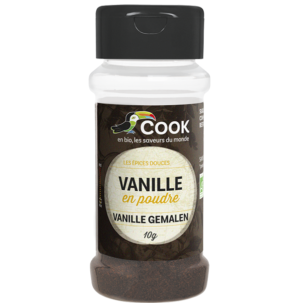 Vanille moulue bio (origine Madagascar) - 10 g
