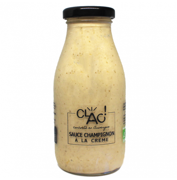 Sauce champignon à la crème bio - 250 g