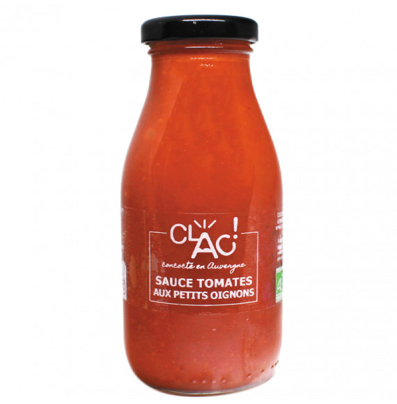 Sauce tomate aux petits oignons bio - 250 g