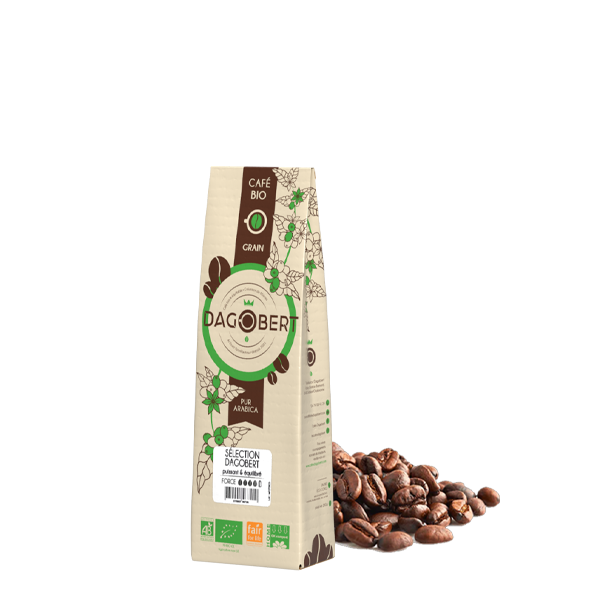 Mélange sélection 100% arabica bio fairtrade - grains - 250 g