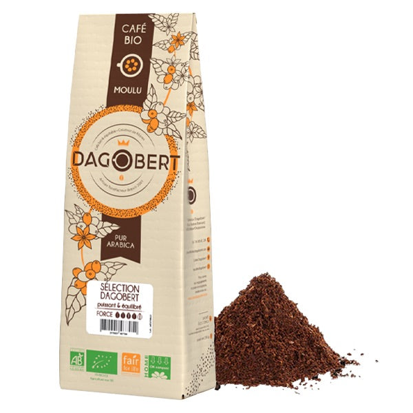 M√©lange s√©lection 100% arabica bio fairtrade - moulu - 1 Kg