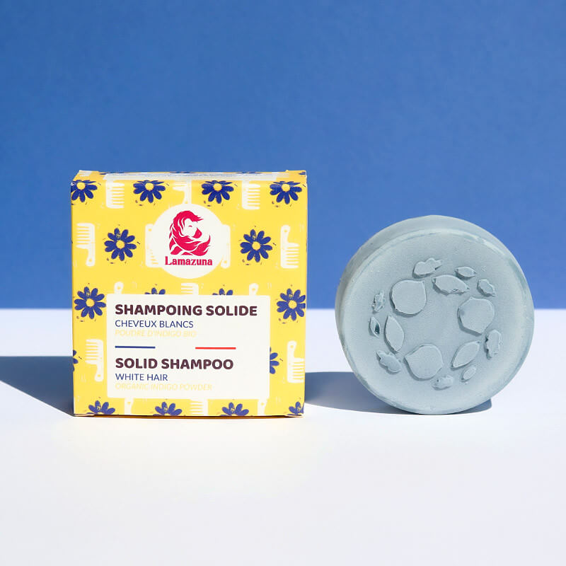 Shampoing solide (Cheveux blancs, très clairs, décolorés) - 70 ml