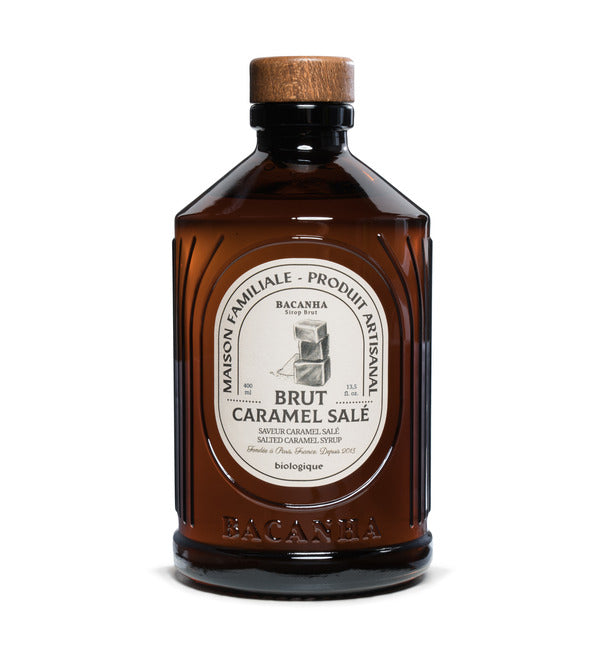 Sirop de caramel salé brut bio - 400 ml