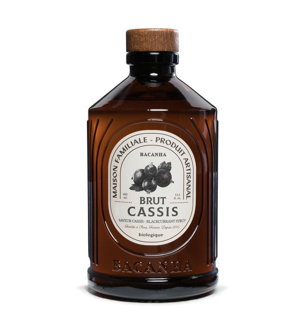 Sirop de cassis brut bio - 400 ml