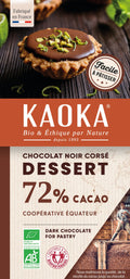 Tablette chocolat dessert 72% bio (equateur) - 100 g