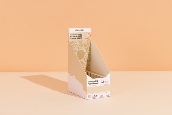 Display nu shampoing nourissant (peut contenir 6 stick)