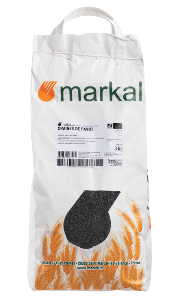 Graines de pavot bio Vrac (origine Turquie) - 3 kg