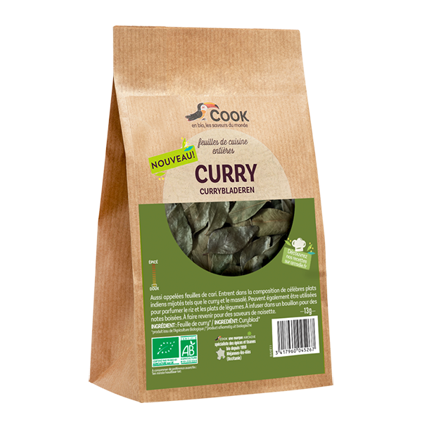 Curry en feuilles bio (origine Sri Lanka) - 13 g