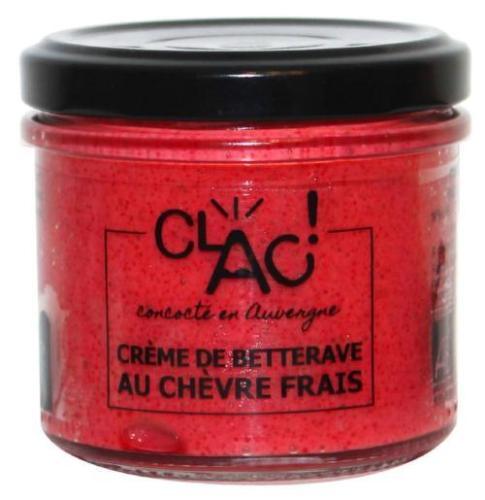 Crème de betterave au chèvre frais bio - 100 g