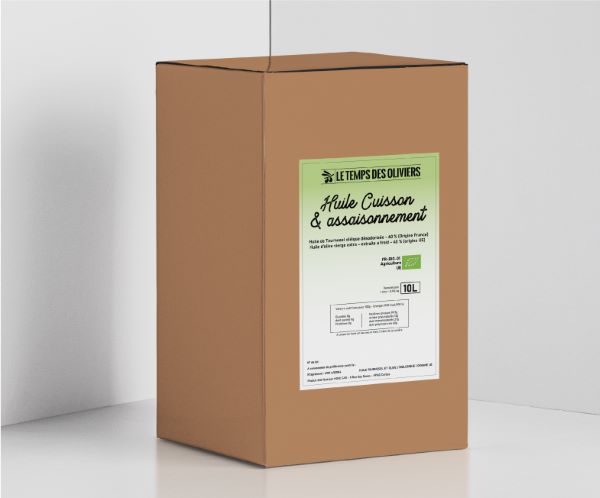 Mélange bio cuisson et assaisonnement (huile olive 40% / tournesol 60%) Vrac - 10 L