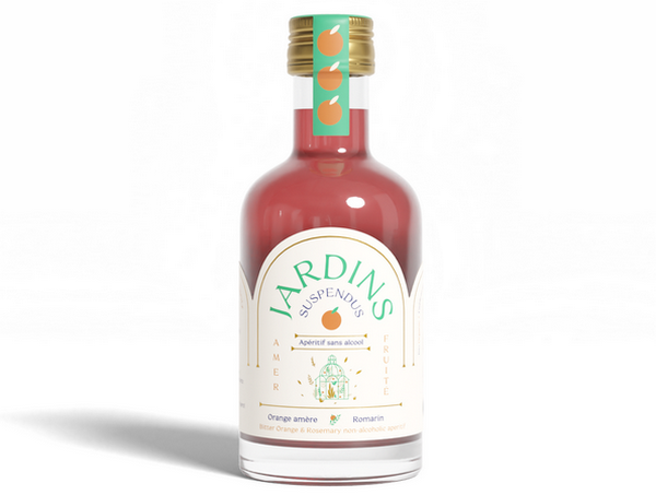 Apéritif sans alcool bio jardins suspendus (orange amère & romarin) - 20 cL