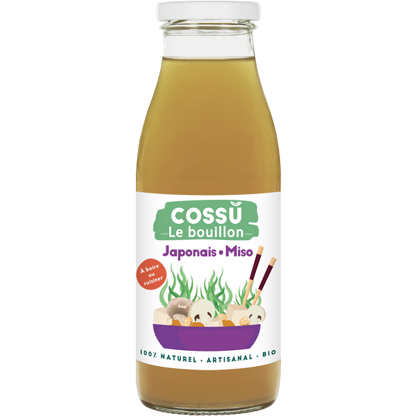 Bouillon liquide miso bio - 50 cl x 6