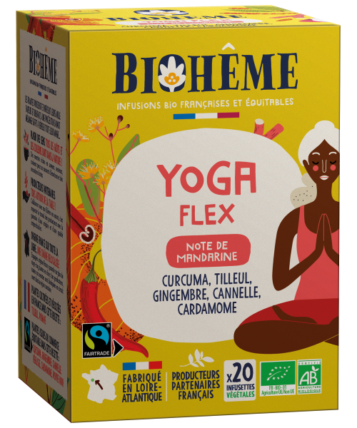 Infusion yoga flex bio (souplesse articulaire / d√©tente) (origine France) - 20 infusettes