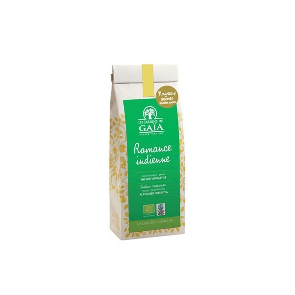 Thé vert mangue pêche romance indienne - 100 g