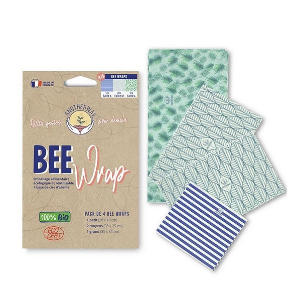 Emballages alimentaires √† la cire d'abeille bio (s2ml)